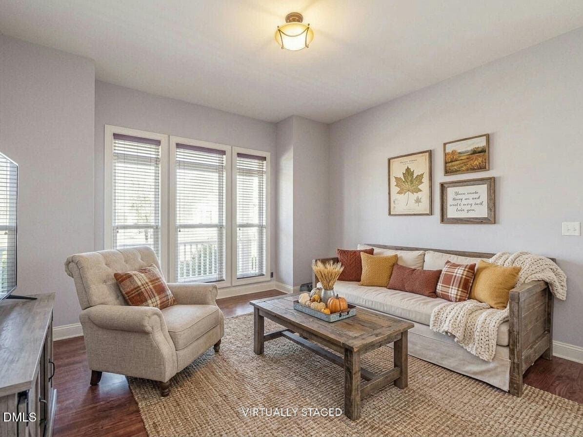 VS living room Fall - 136 Kenneth Lane, Willow Springs, NC 27592