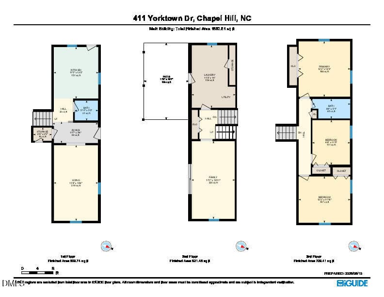 Floorplan - 411 Yorktown Drive, Chapel Hill, NC 27516, Chapel Hill