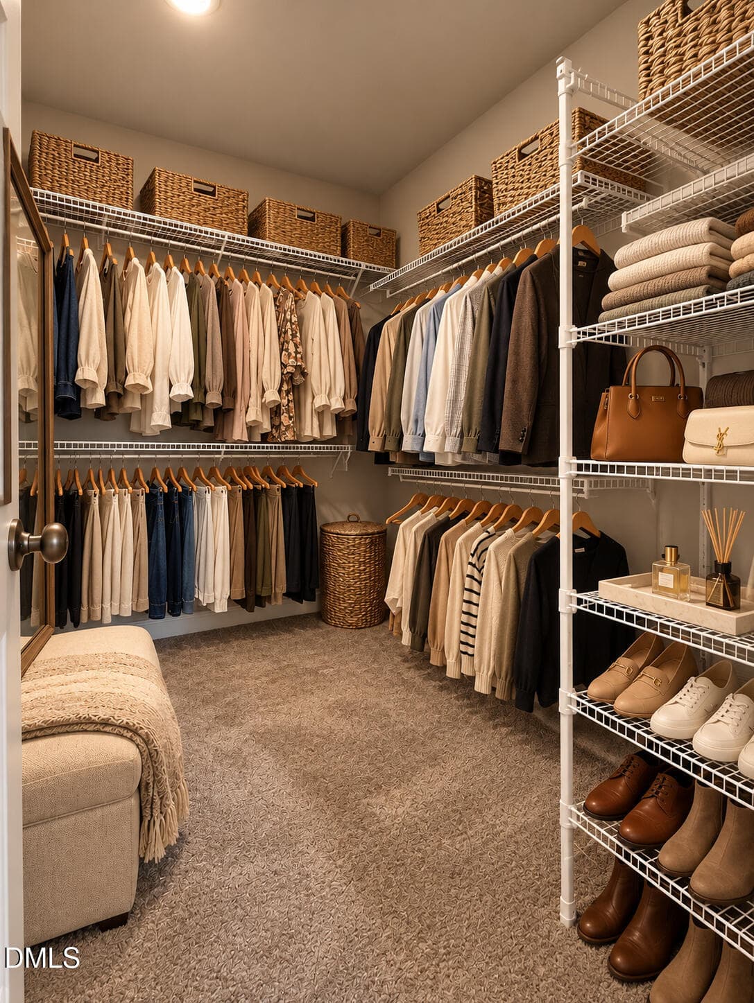 Primary closet - 1675 Gerringer Mill Road, Burlington, NC 27217, Burlington
