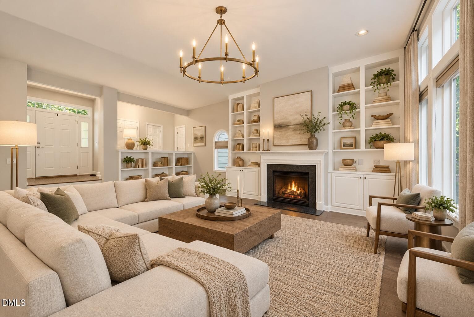 Virtually staged - 566 Timberknoll Lane, Wake Forest, NC 27587