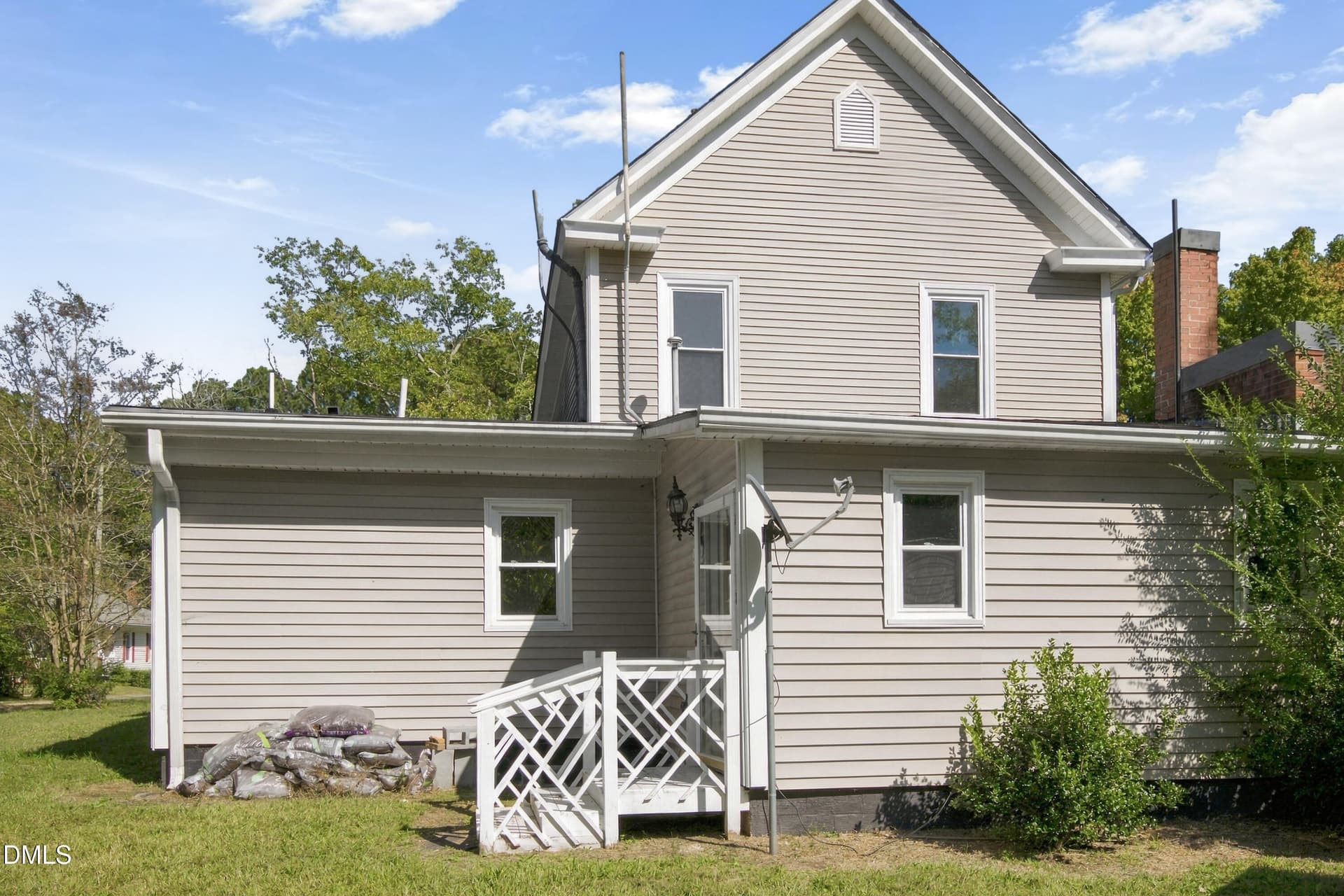 Back of home - 512 Raleigh Street, Oxford, NC 27565