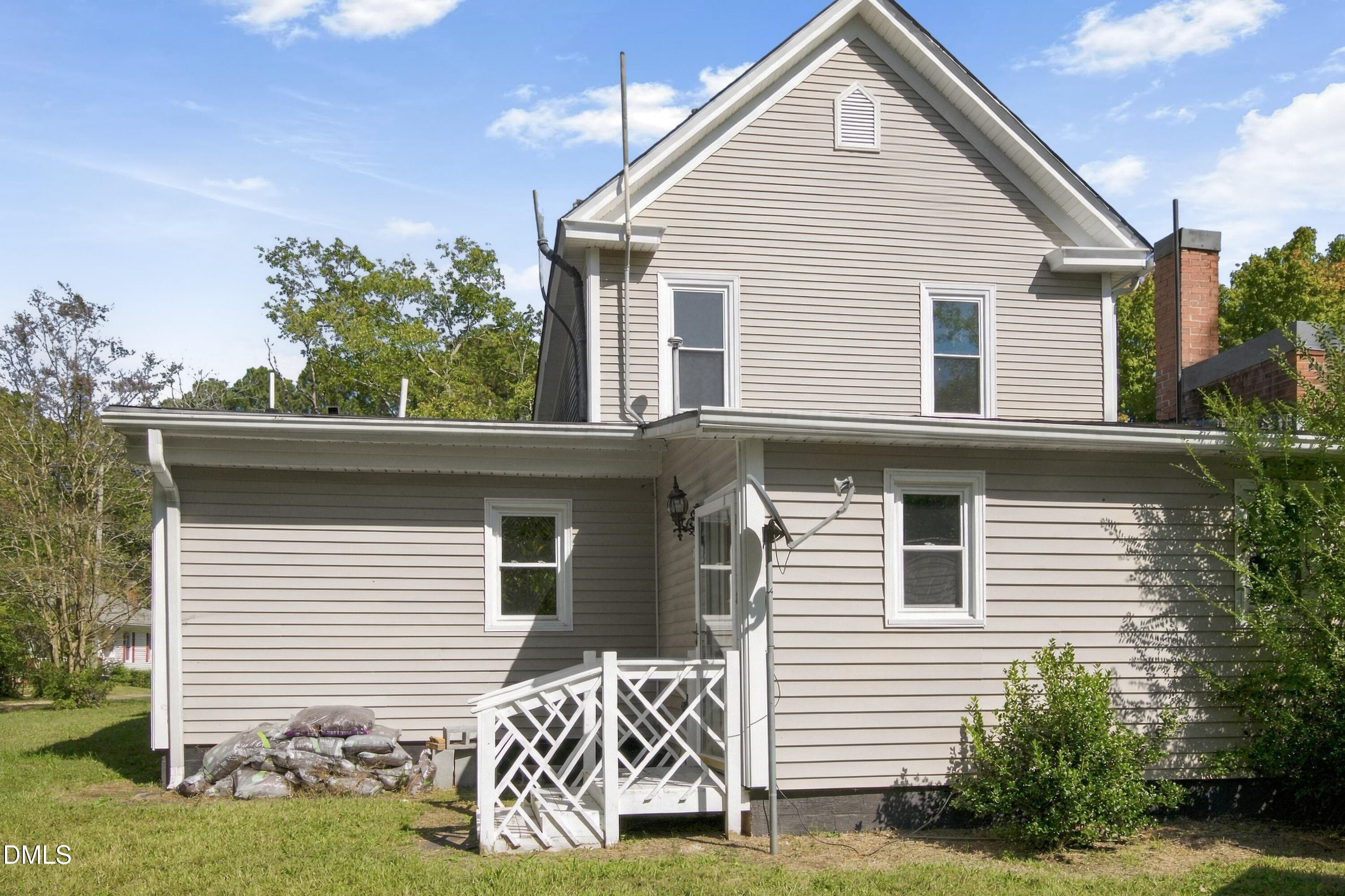 Back of home - 512 Raleigh Street, Oxford, NC 27565