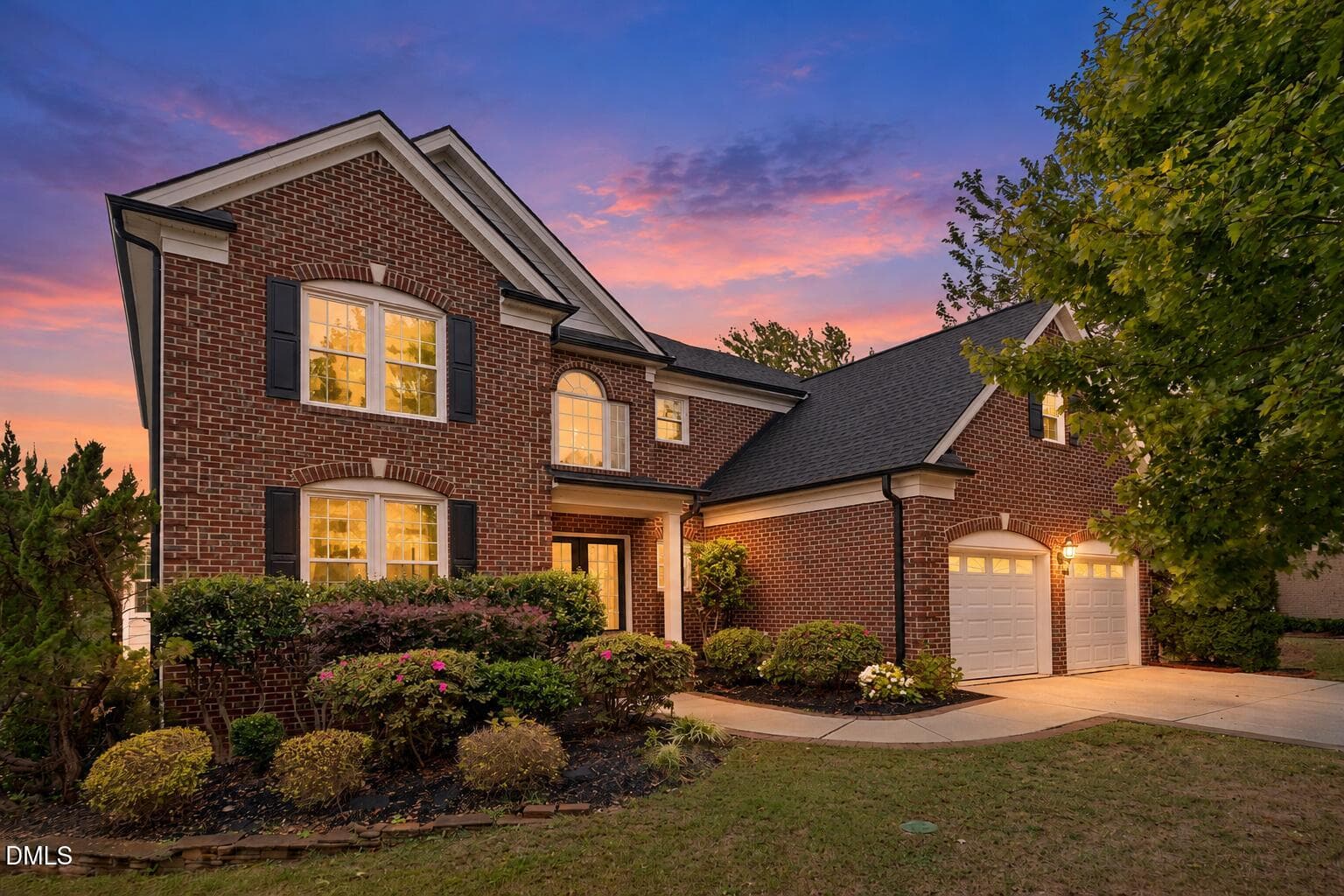 Blue-Hour Twilight at Mission Hills - 9113 Mission Hills Court, Raleigh, NC 27617, Raleigh