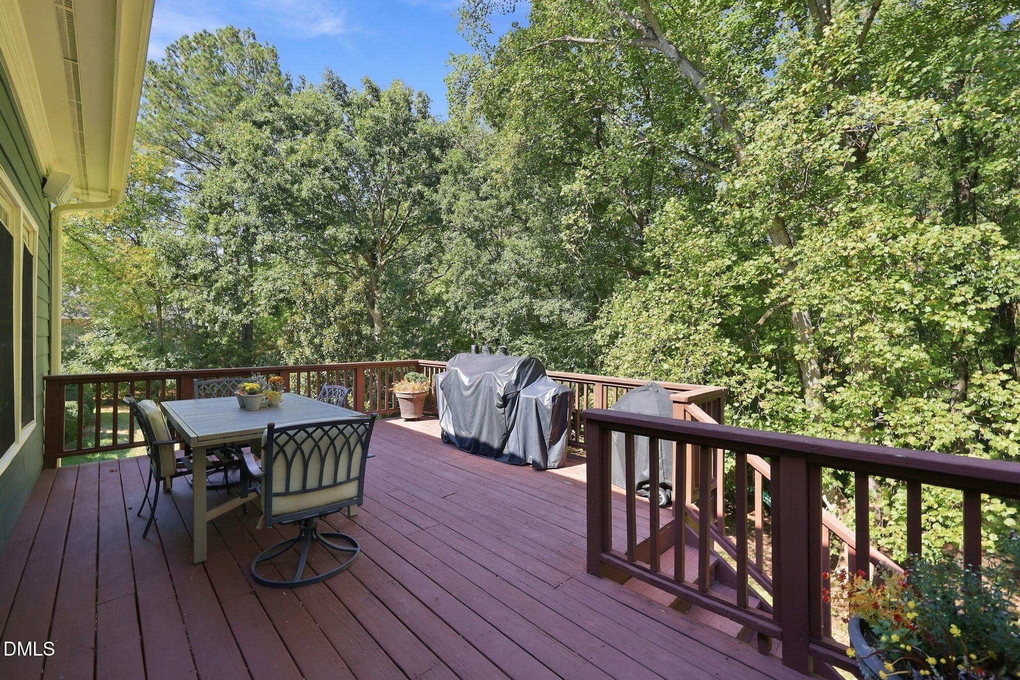 09-rear-deck-wooded-view - 904 Hidden Jewel Lane, Wake Forest, NC 27587, Wake Forest