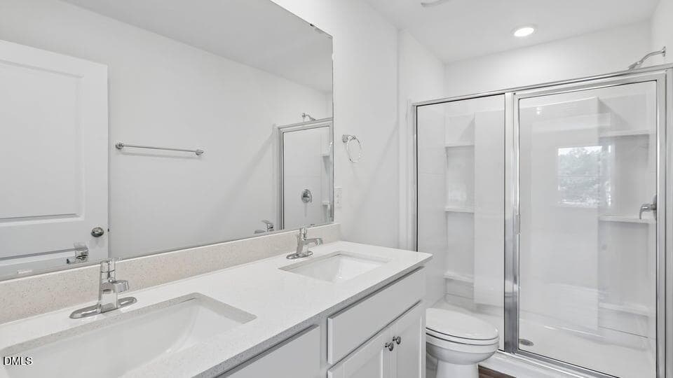 PRIMARY SUITE BATHROOM - 533 Stream Walk Crossing, Wendell, NC 27591
