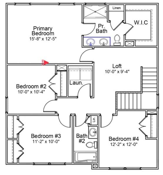 Guilford B 2.png - 360 Buckthorn Drive, Youngsville, NC 27596, Youngsville