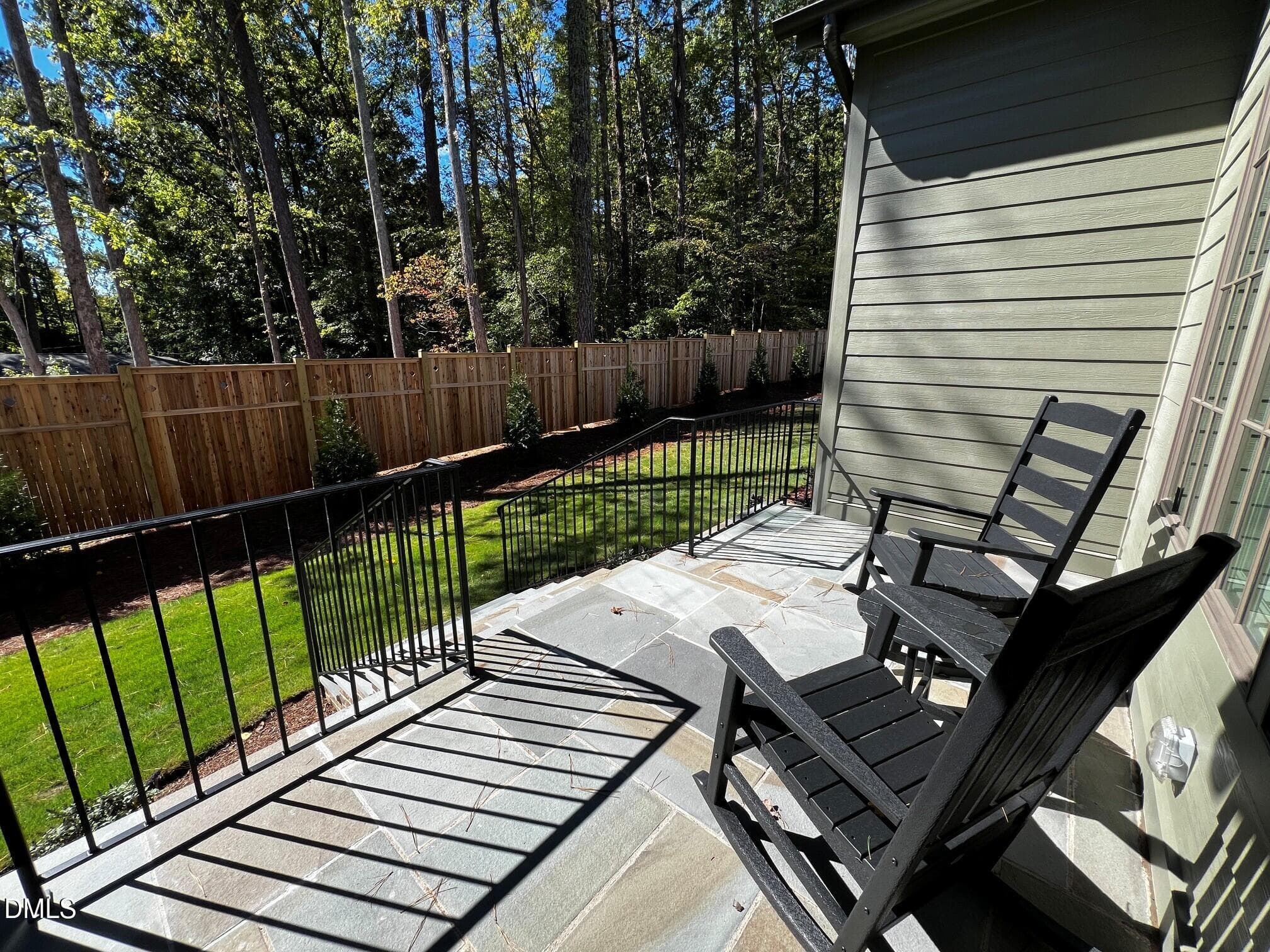 rear patio - 1104 Oldfourth Lane, Durham, NC 27707