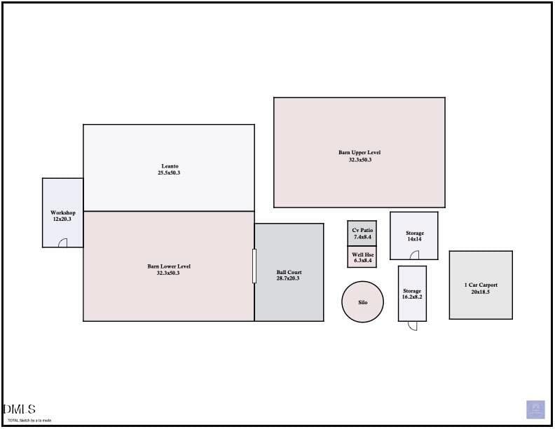 6720 Mebane Oaks Rd Floor Plan- Exterior - 6720 Mebane Oaks Road, Mebane, NC 27302, Mebane