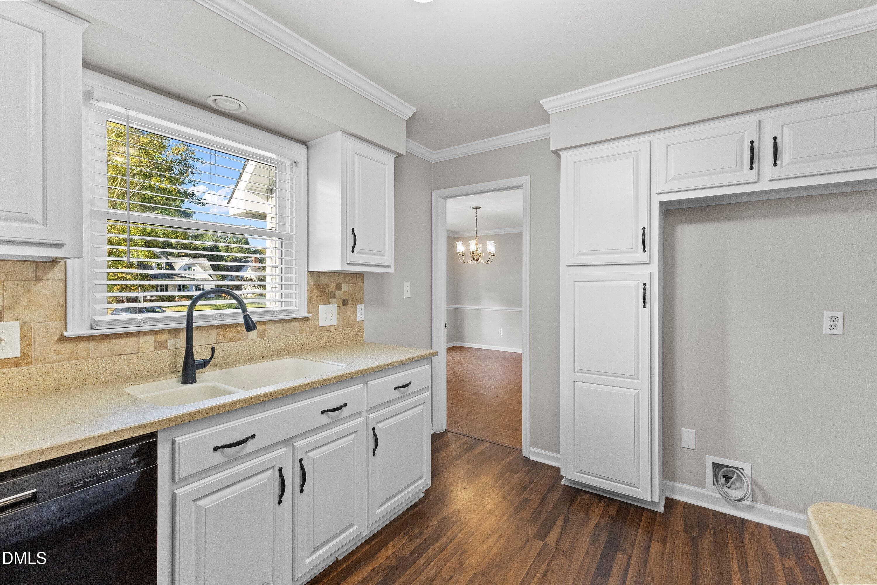 Kitchen w/ entry to Dining - 5 Kentwood Drive, Smithfield, NC 27577, Smithfield