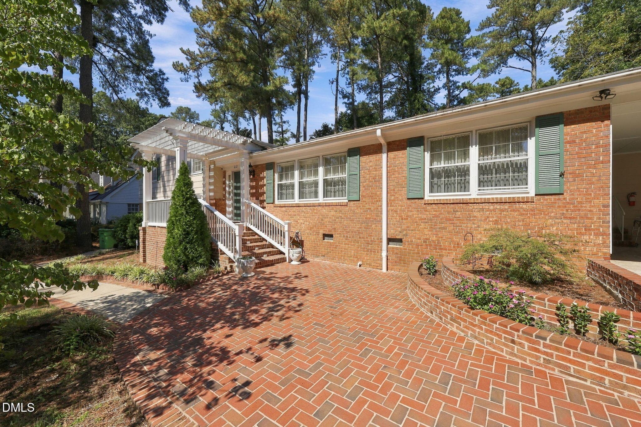 Inviting Brick Patio - 212 Ellwood Drive, Raleigh, NC 27609, Raleigh