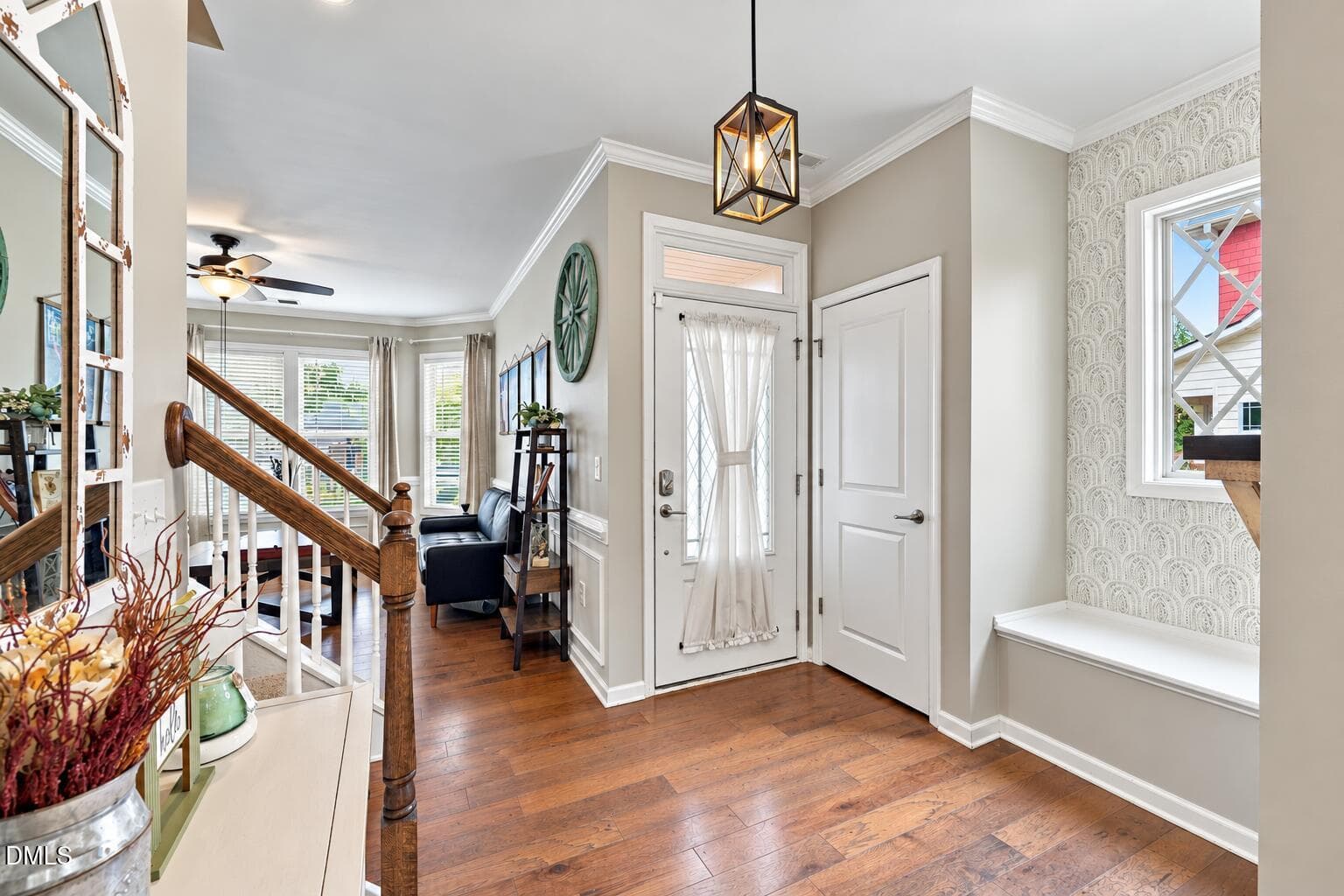 Clayton NC homes with entry foyer - 82 Heathwood Drive, Clayton, NC 27527, Clayton