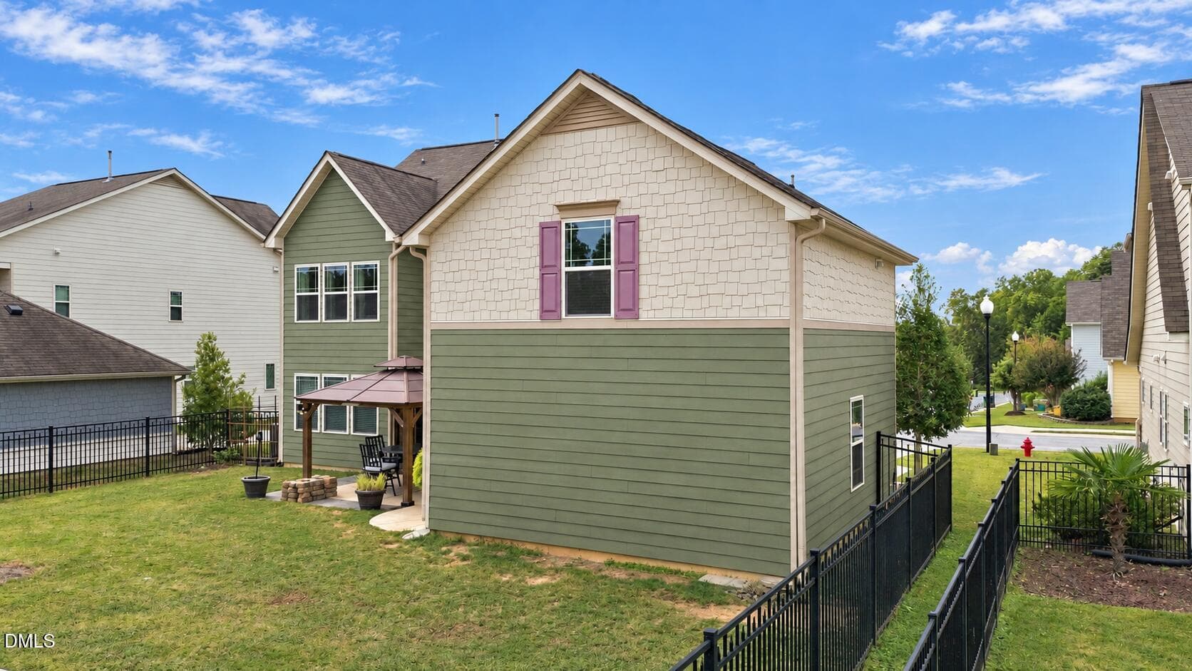 Enhanced exterior home and gazebo view-1 - 82 Heathwood Drive, Clayton, NC 27527, Clayton