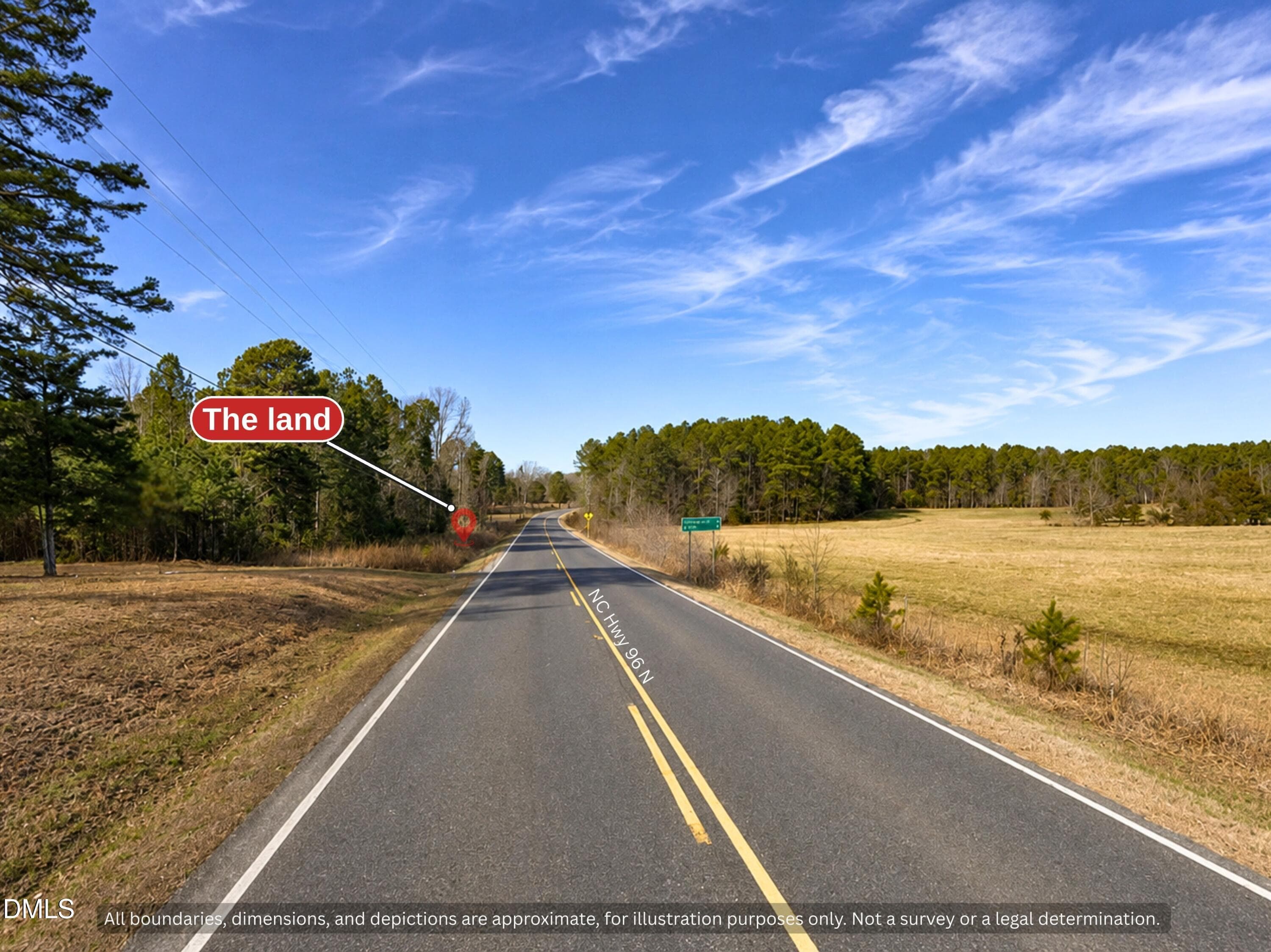 Approaching the Land on NC Hwy 96 - 8619 Nc-96, Oxford, NC 27565