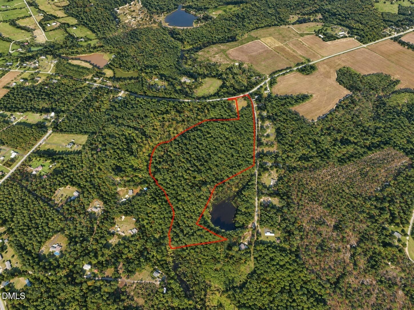Overhead View 26.7 Acres Hoke County NC - 00-00 Strother Road, Aberdeen, NC 28315