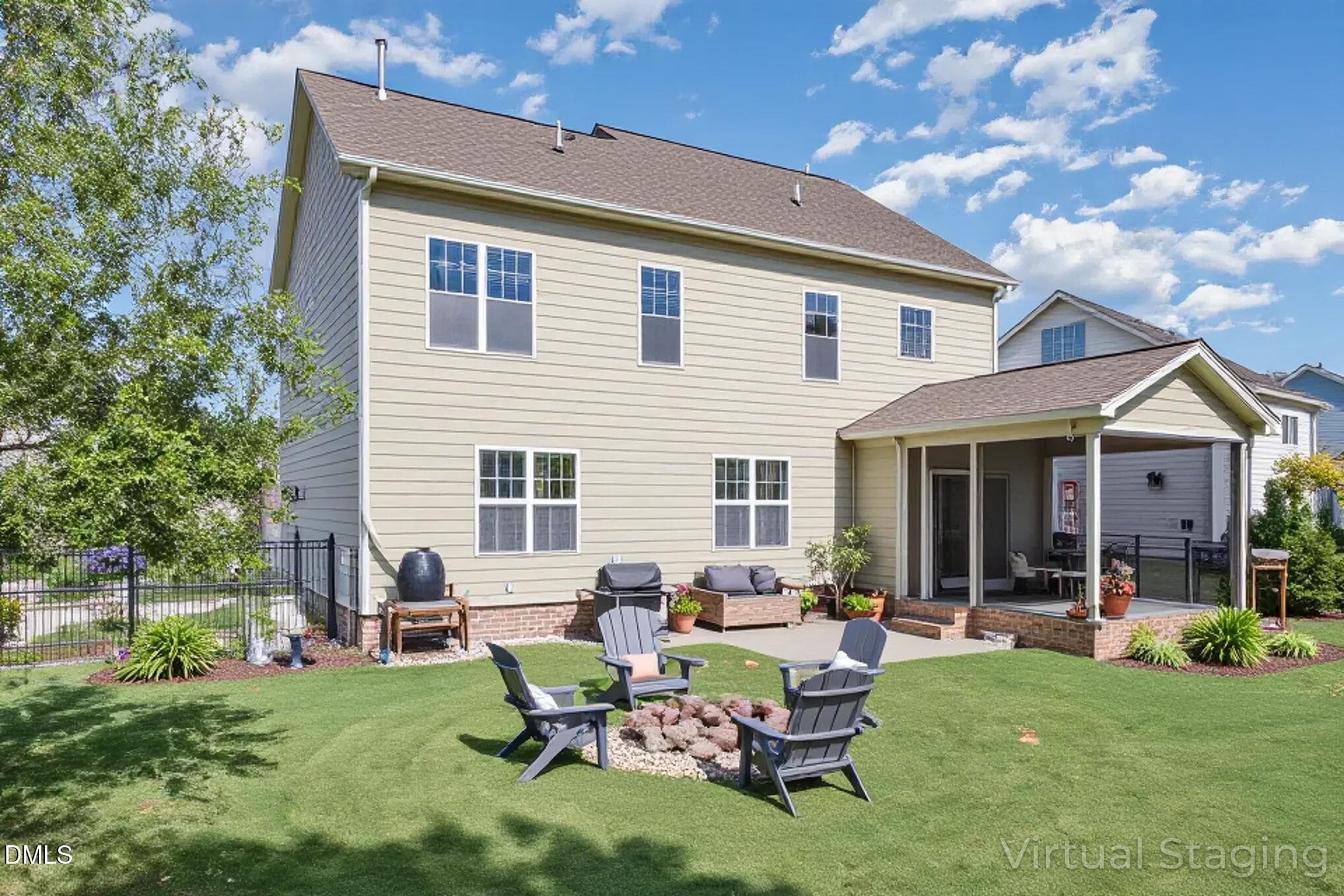 Backyard - 219 Friesan Way, Rolesville, NC 27571, Rolesville