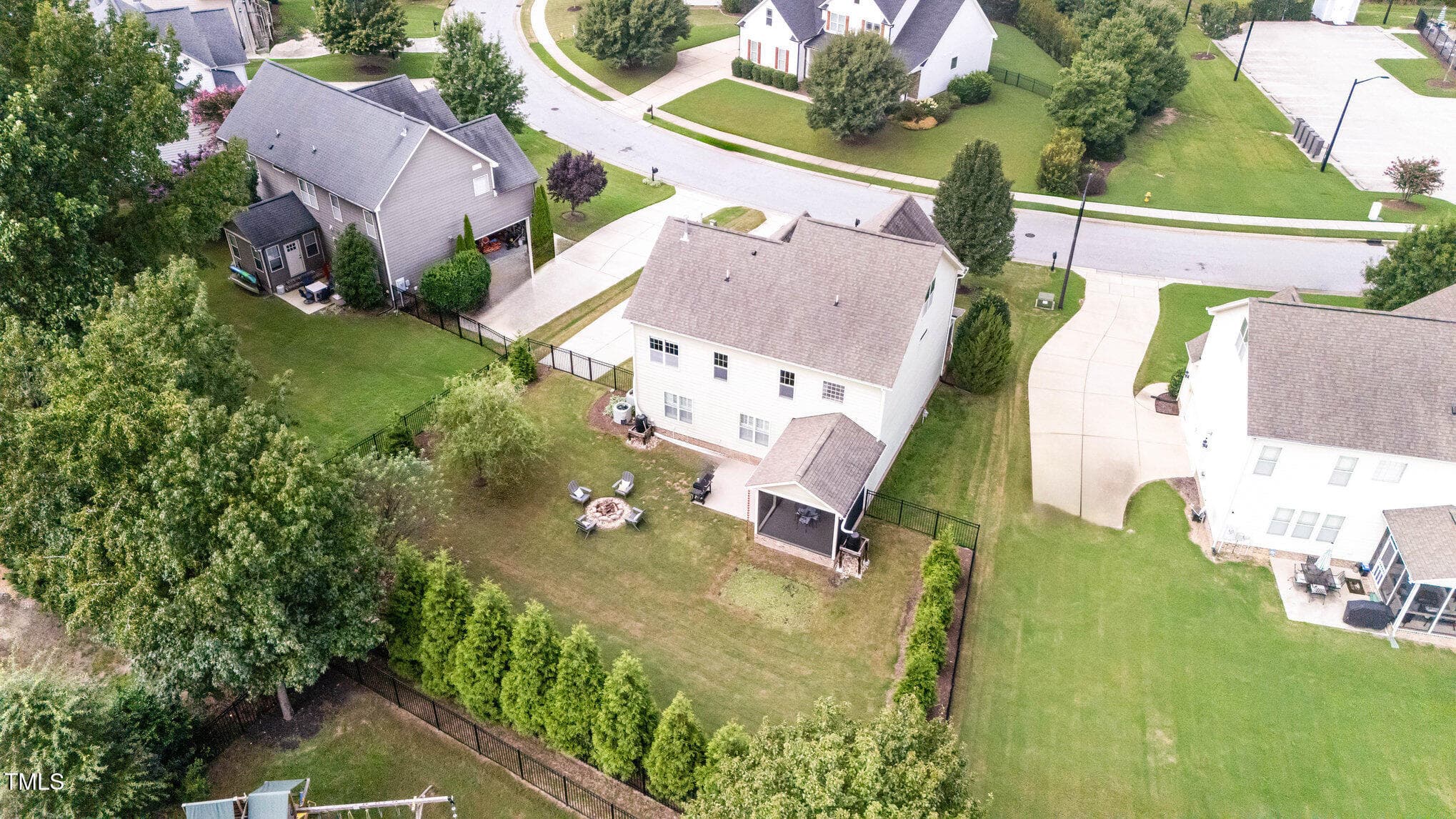 Back Yard Privacy - 219 Friesan Way, Rolesville, NC 27571, Rolesville