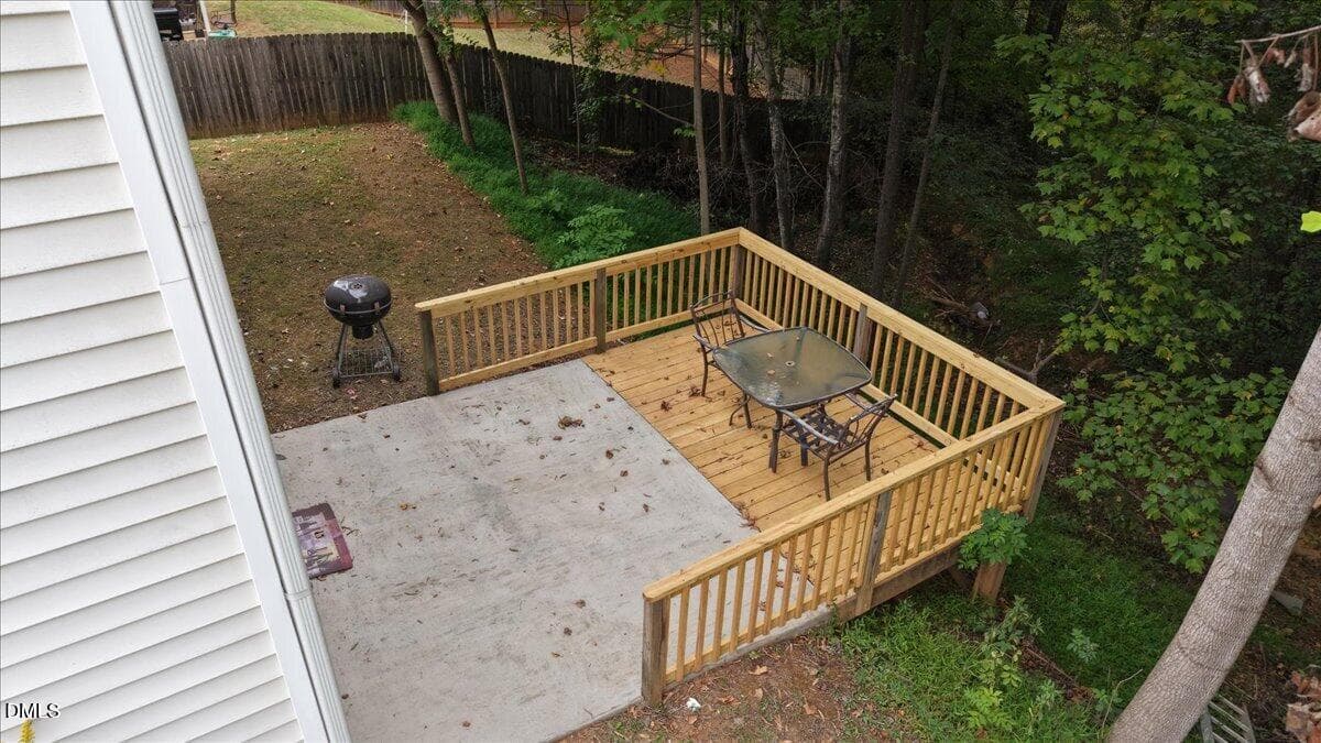Back deck - 1402 Torrey Pines Court, Mebane, NC 27302, Mebane