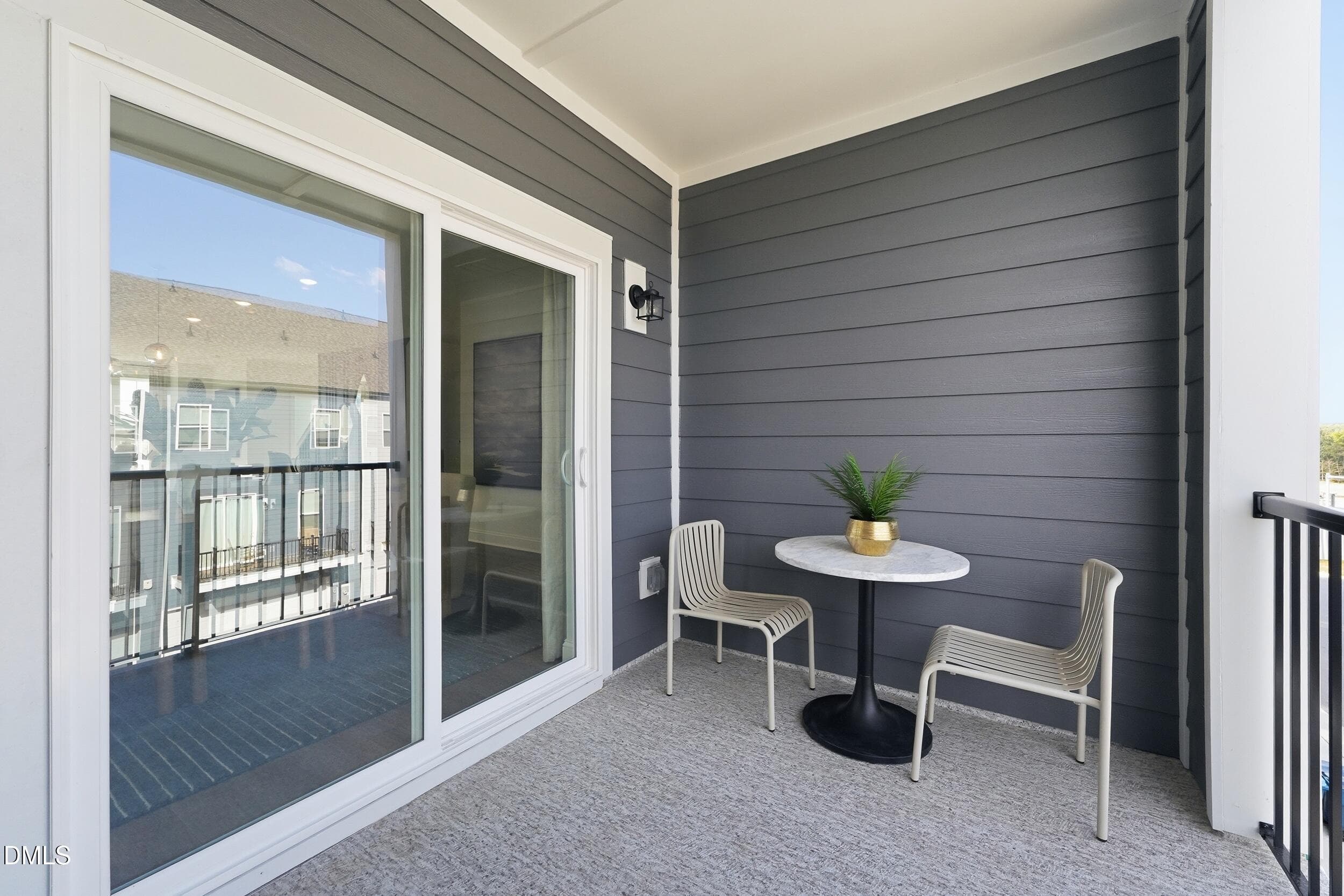 Covered Balcony - 423 Grove Overlook Lane 200, Wake Forest, NC 27587