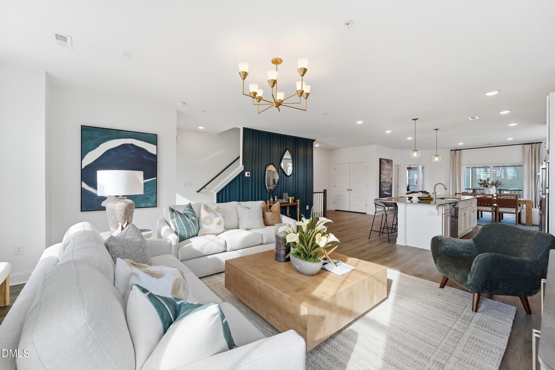 Living Room - 423 Grove Overlook Lane 200, Wake Forest, NC 27587