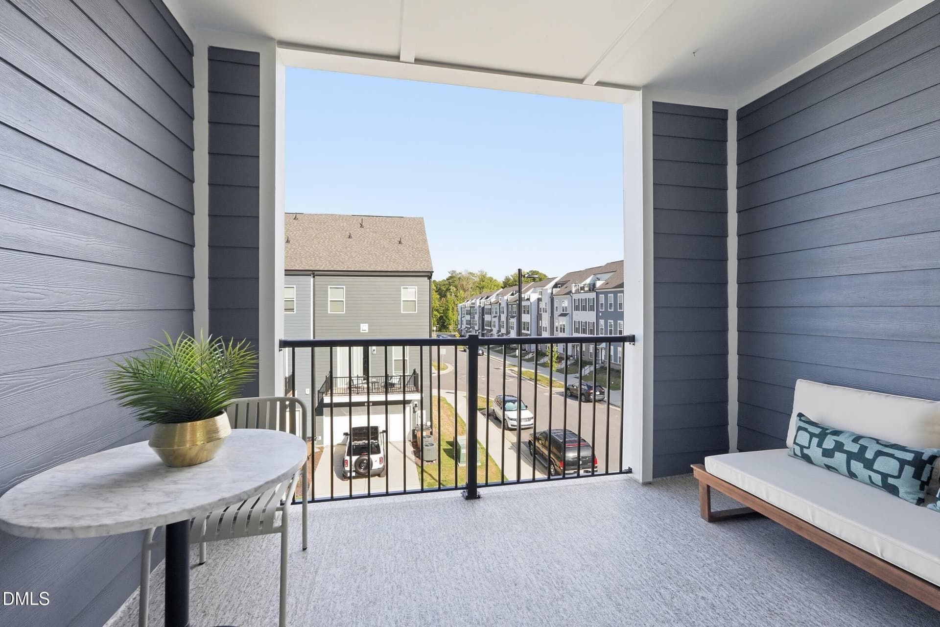 Covered Balcony - 423 Grove Overlook Lane 200, Wake Forest, NC 27587