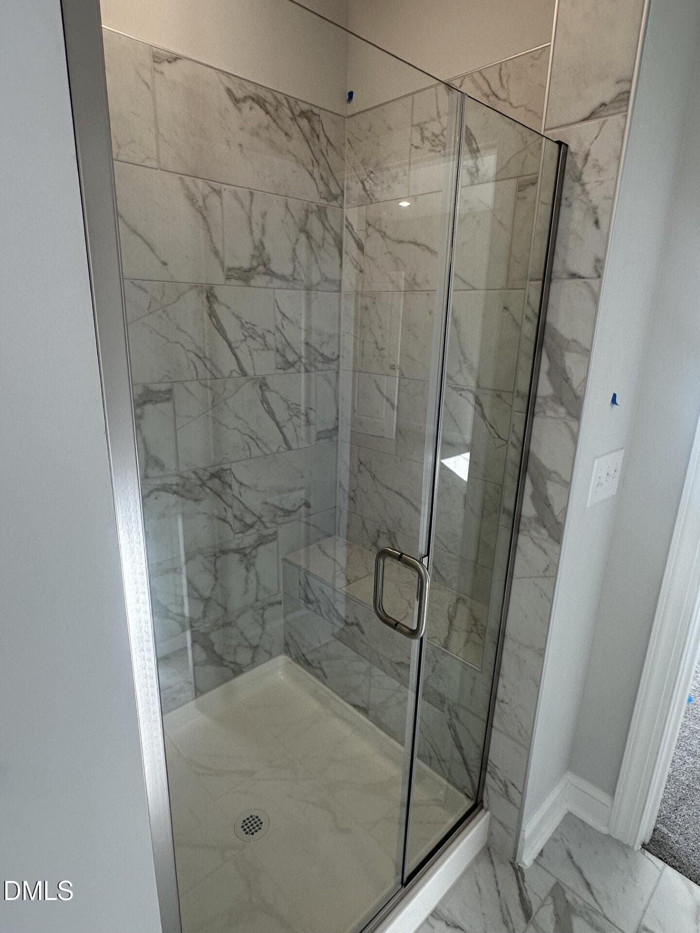199 primary suite shower - 1109 Constellation Circle, Durham, NC 27703