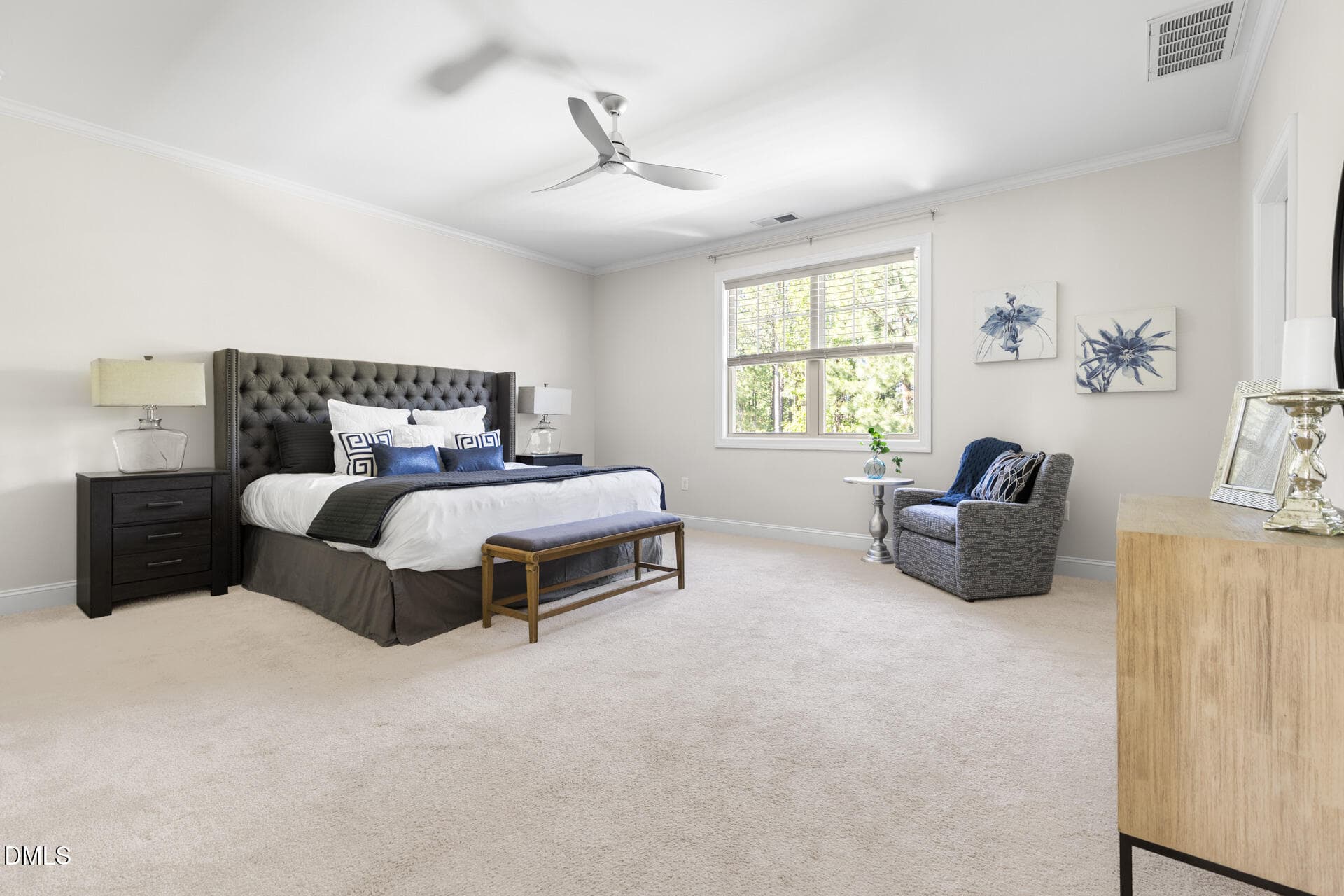 Spacious Primary Bedroom - 252 Two Creeks Loop, Chapel Hill, NC 27517, Chapel Hill