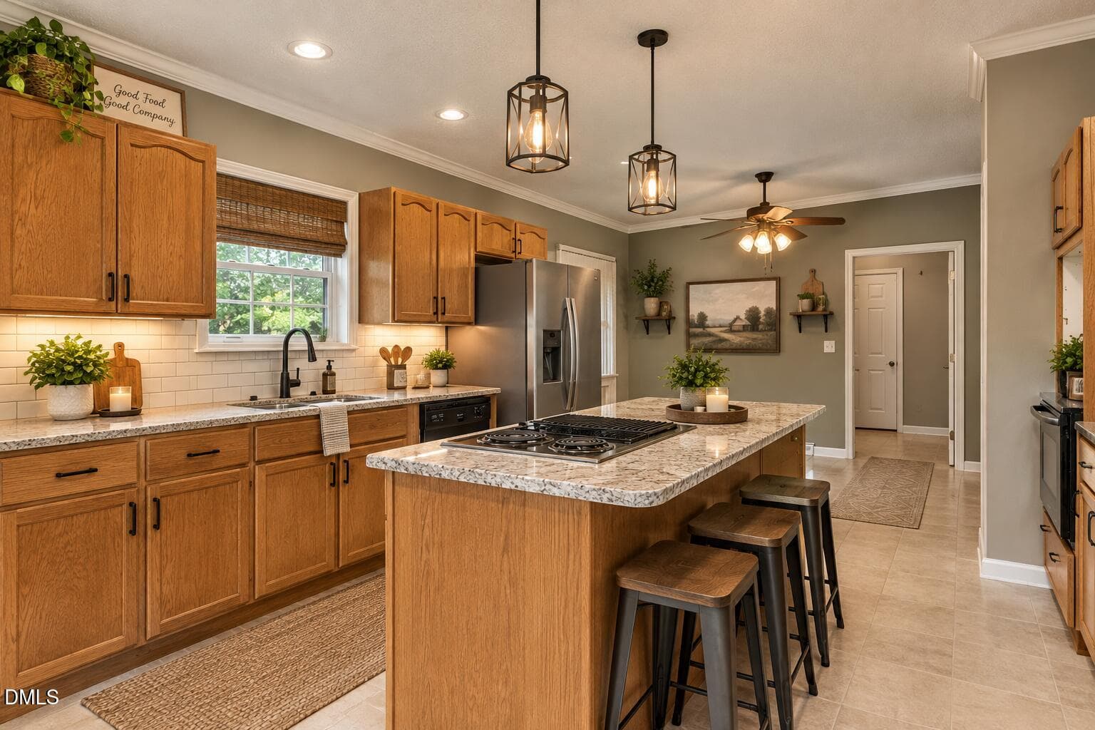 Warm Modern Farmhouse Kitchen - 2872 Farrington Point Road, Chapel Hill, NC 27517, Chapel Hill