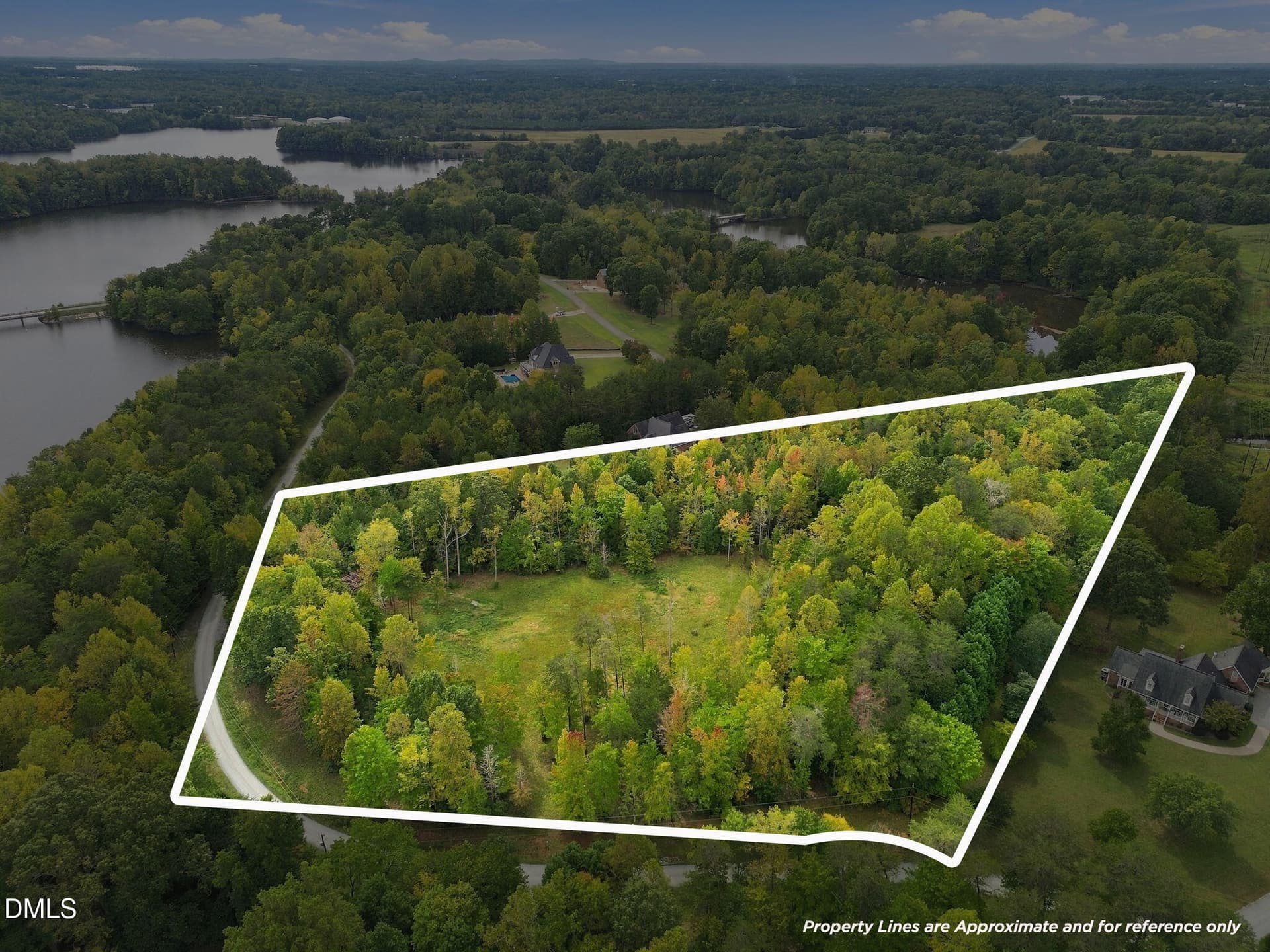 1-web-or-mls-DJI_0025 - lotlines - Lot 1 Pine Lake Lane, Mebane, NC 27302