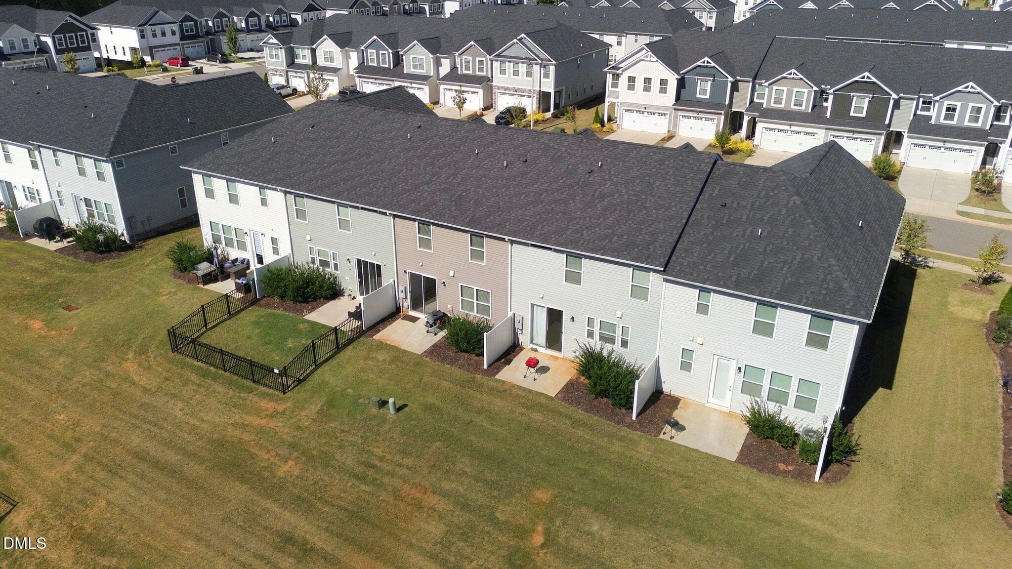 Back Aerial View - 167 Lennei Lane, Garner, NC 27529, Garner