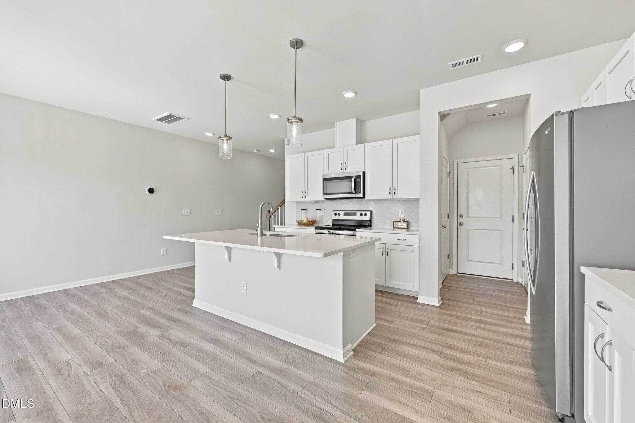 Kitchen with Island - 167 Lennei Lane, Garner, NC 27529, Garner