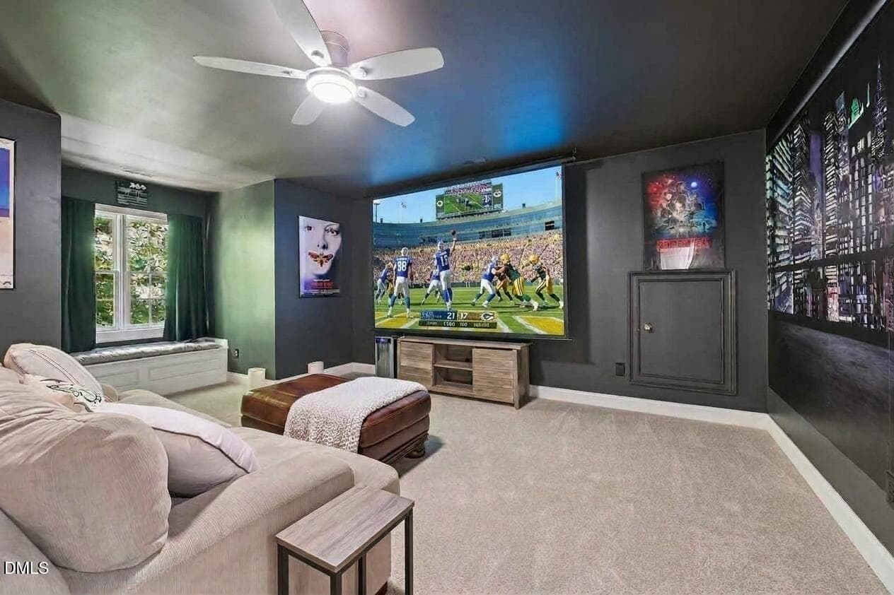 theater - 7524 Tynewind Drive, Wake Forest, NC 27587, Wake Forest