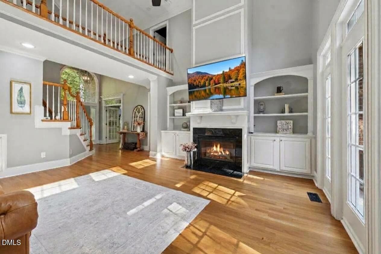 family room fire - 7524 Tynewind Drive, Wake Forest, NC 27587