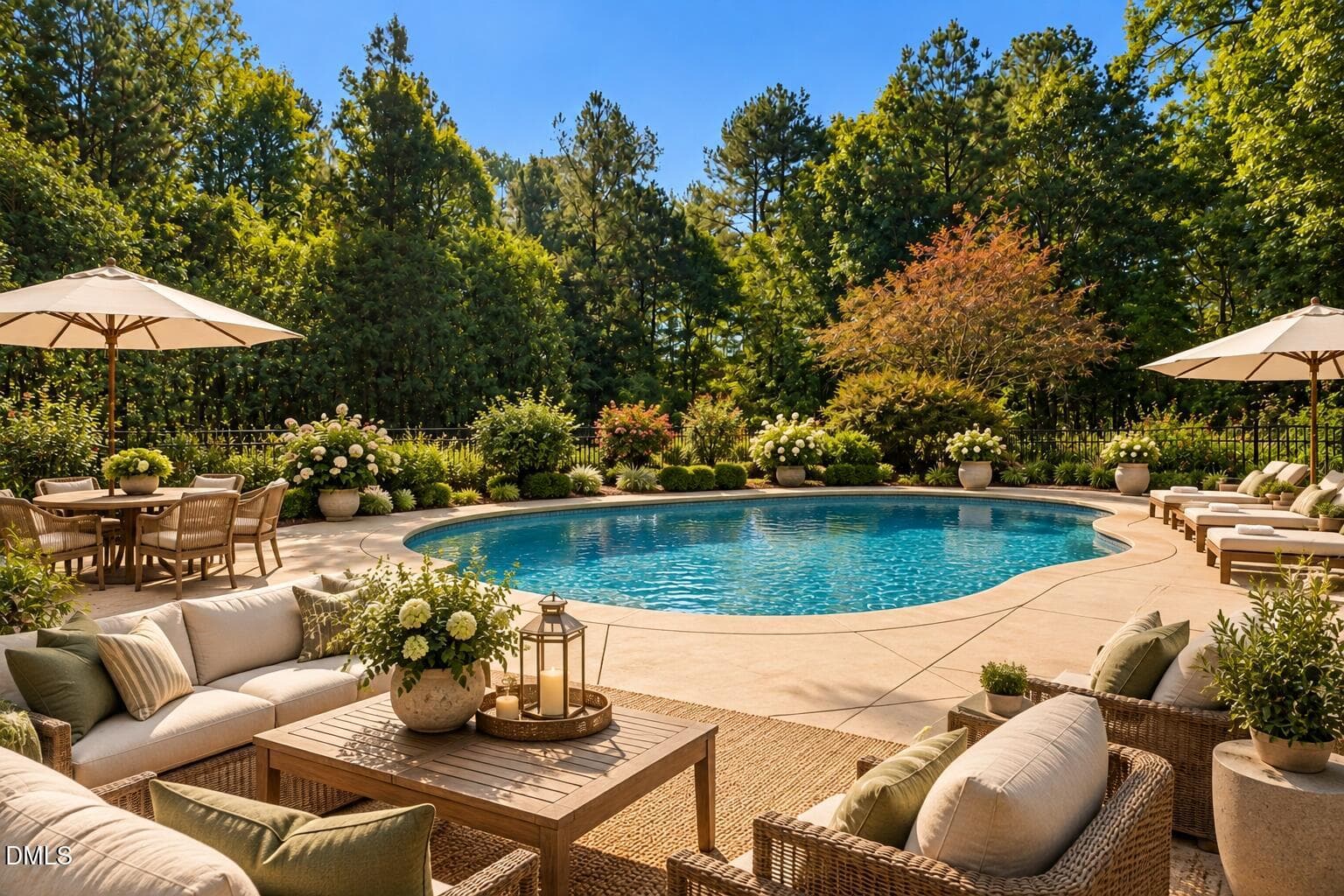 Pool area - 174 Carillon Drive, Pittsboro, NC 27312, Pittsboro
