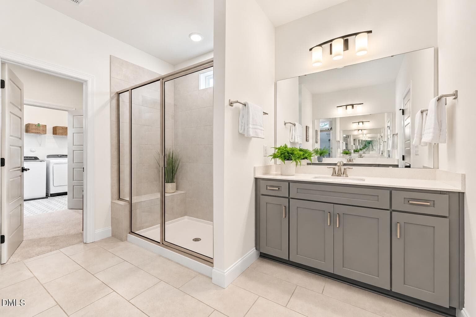 Dual Vanities in primary ensuite - 9013 Dupree Meadow Drive, Angier, NC 27501, Angier