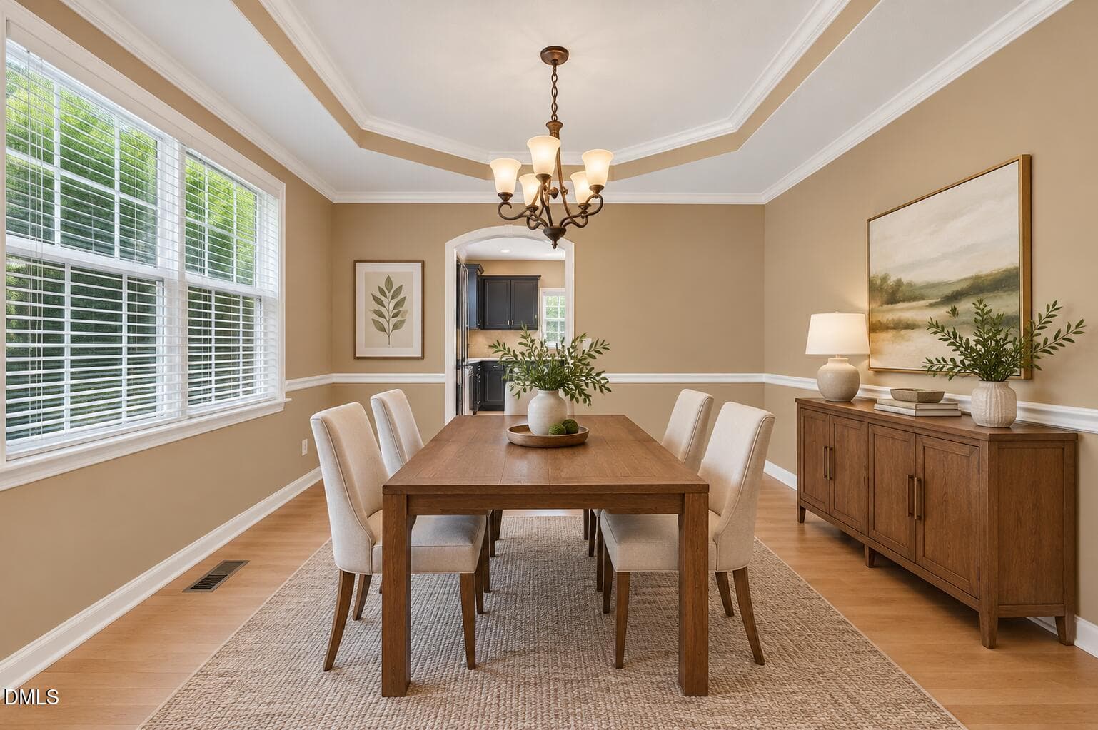 Warm Traditional Dining Room Interior - 836 Vandalia Drive, Cary, NC 27519, Cary