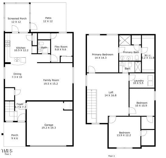 Floor Plan - 2117 Attend Crossing, Fuquay Varina, NC 27526, Fuquay Varina