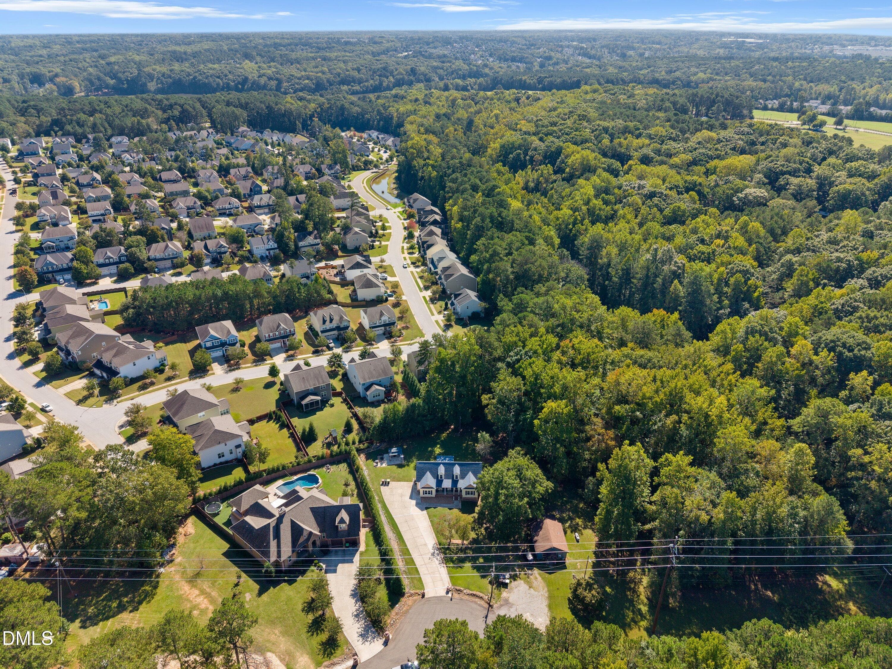 Aerial View - 517 Dogwood Road, Holly Springs, NC 27540, Holly Springs