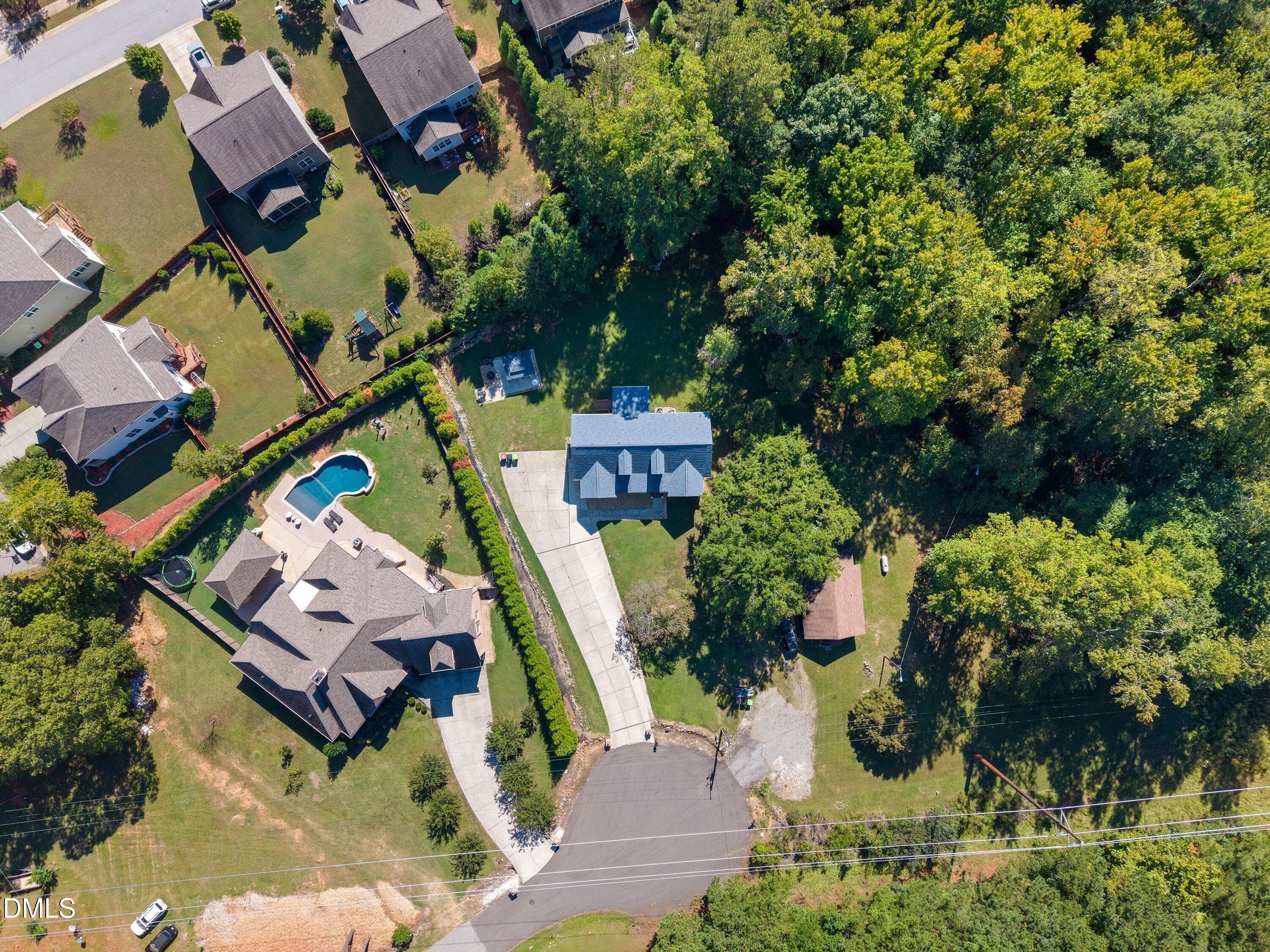 Aerial View - 517 Dogwood Road, Holly Springs, NC 27540, Holly Springs