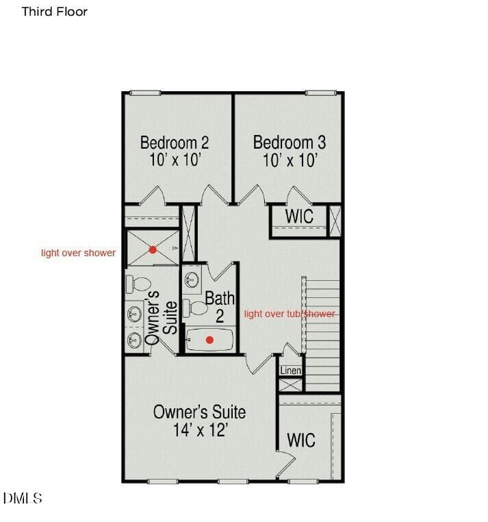 Third Floor - 704 Orchard Vista Circle, Raleigh, NC 27606, Raleigh