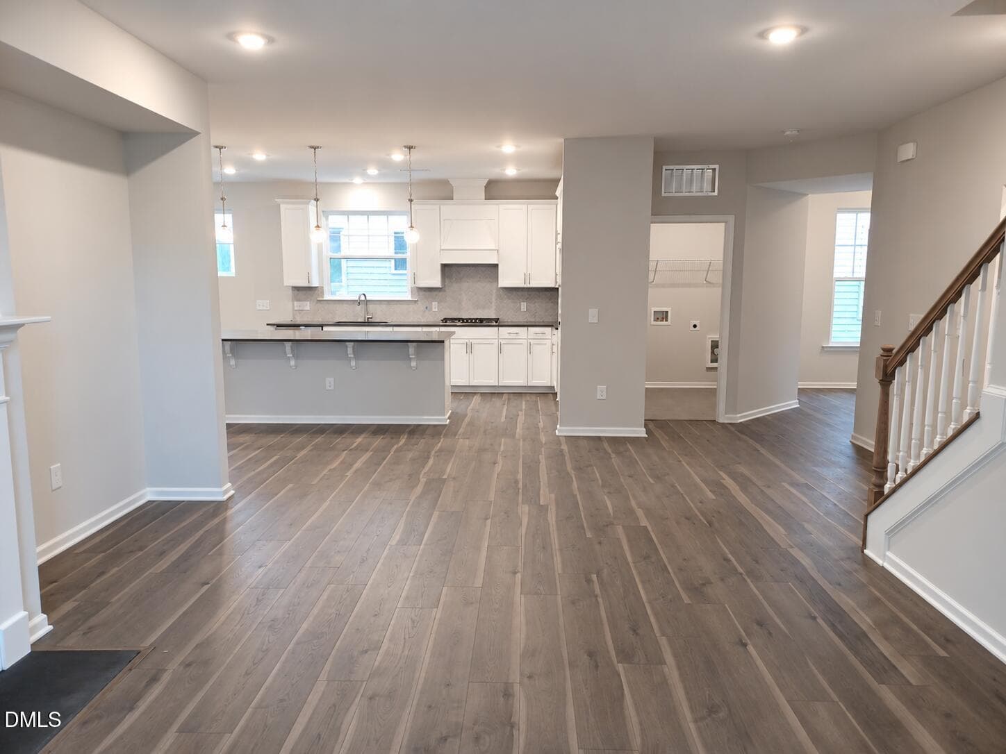 Bright Empty Modern Kitchen Interior - 147 Thrower Lane, Garner, NC 27529