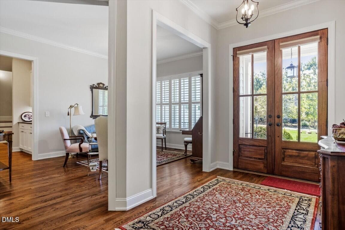 Front entry foyer - 4230 Henderson Place, Pittsboro, NC 27312, Pittsboro