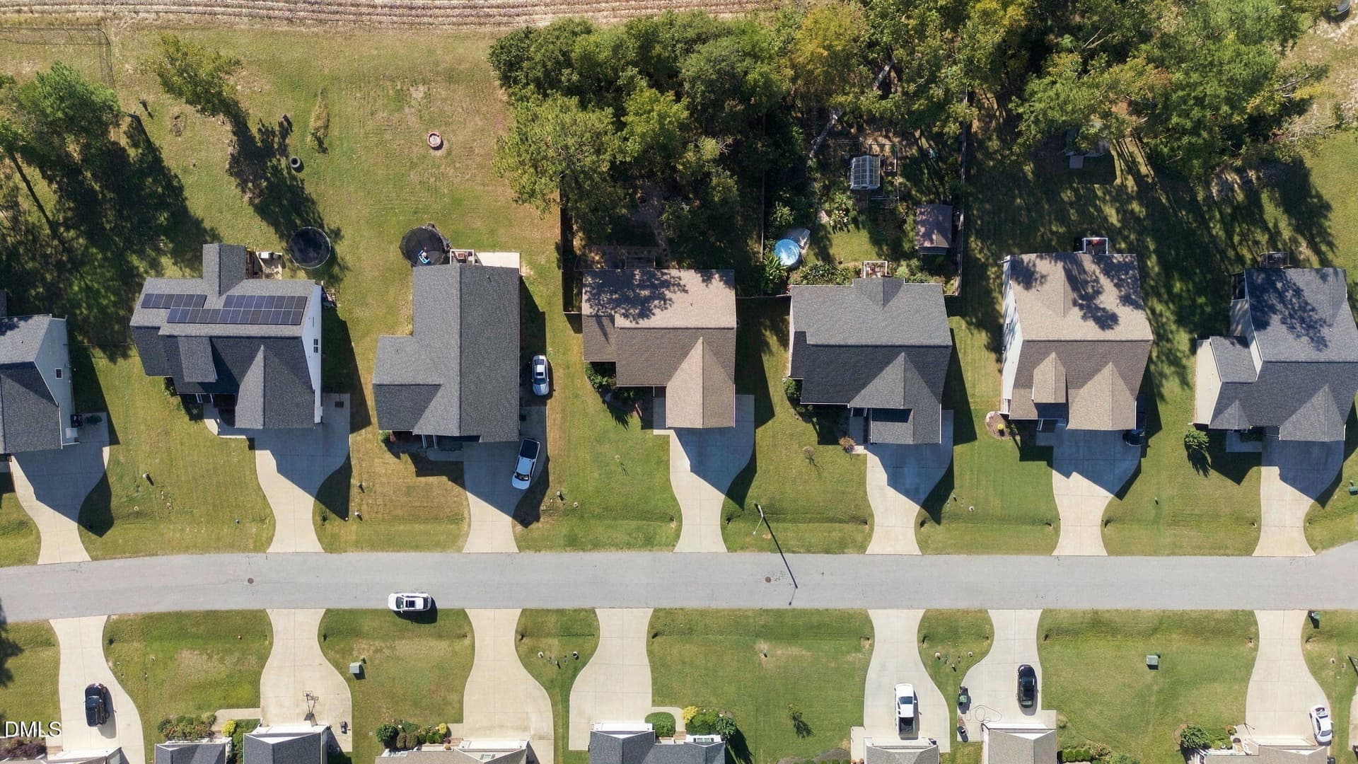 Aerial View - 129 Poplar Drive, Clayton, NC 27520