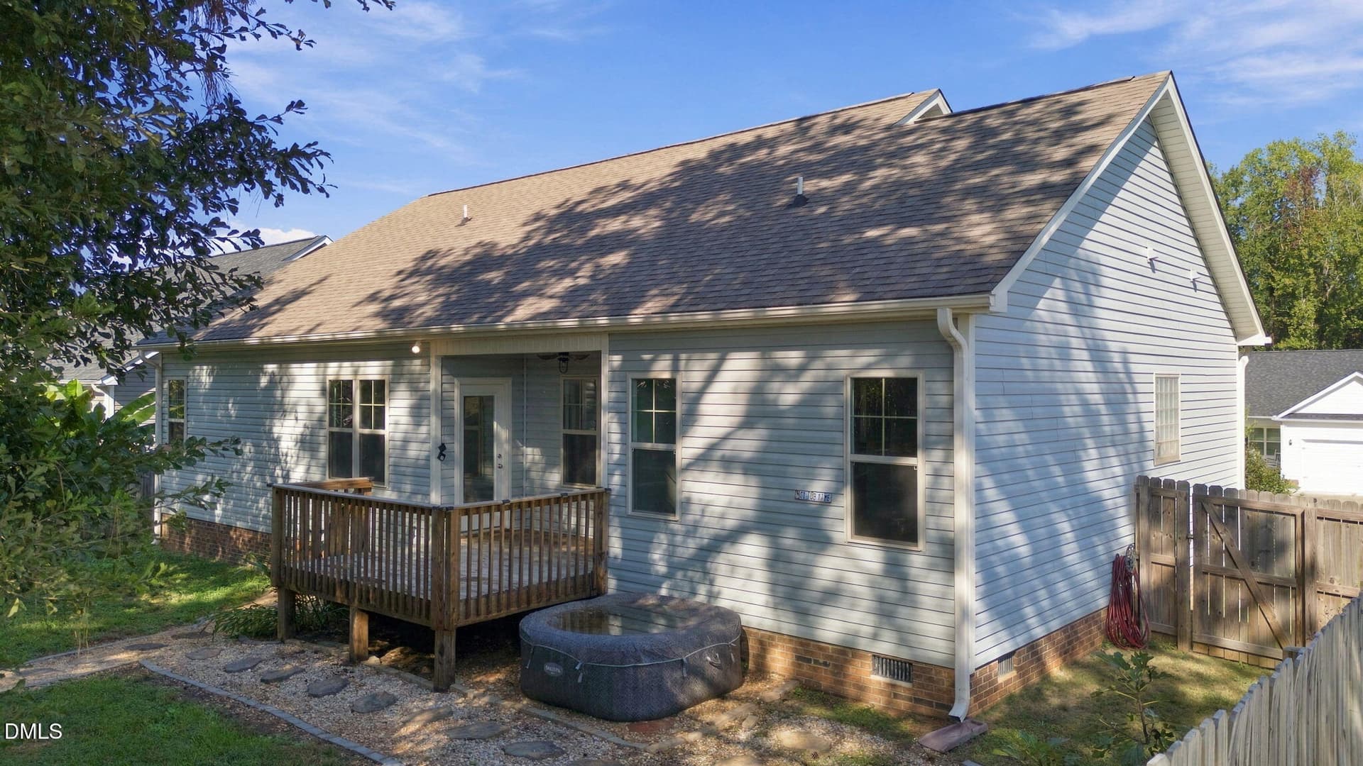 Rear of home - 129 Poplar Drive, Clayton, NC 27520