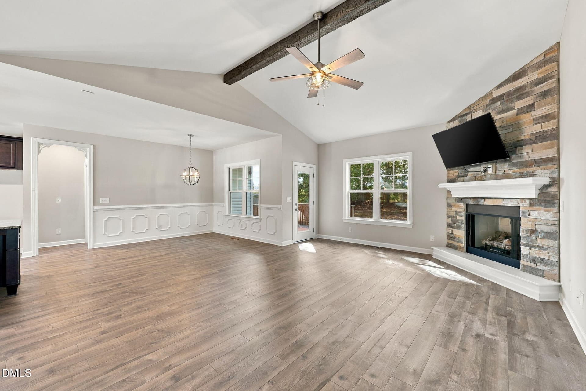 Living - 129 Poplar Drive, Clayton, NC 27520