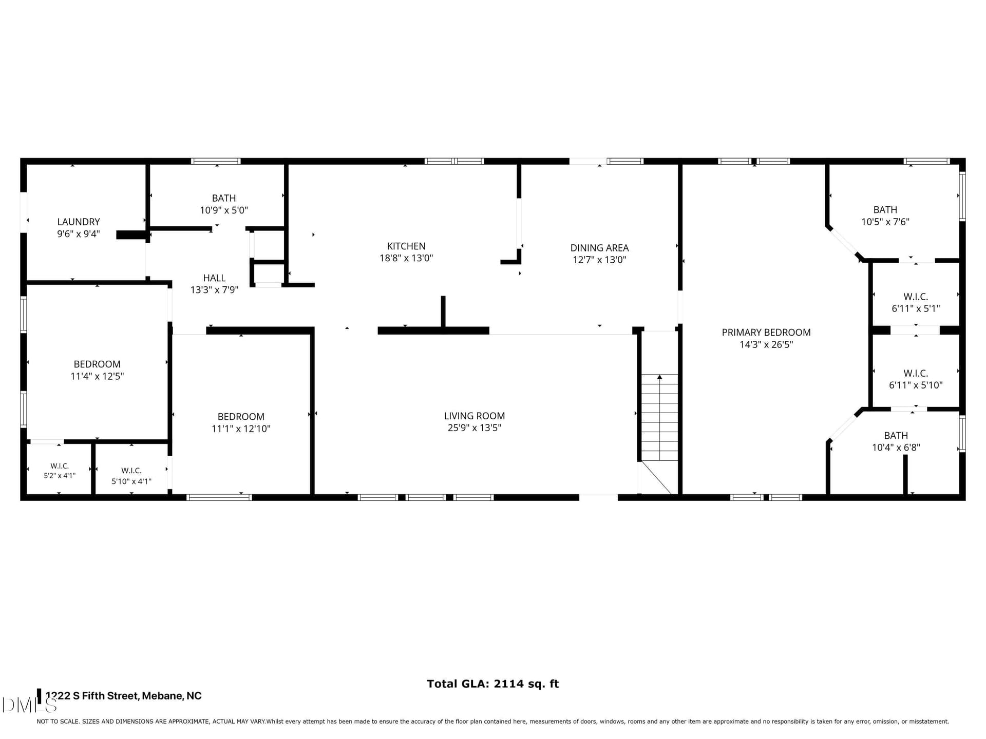 1222 S Fifth Street- Floorplan (1) - 1222 S Fifth Street, Mebane, NC 27302