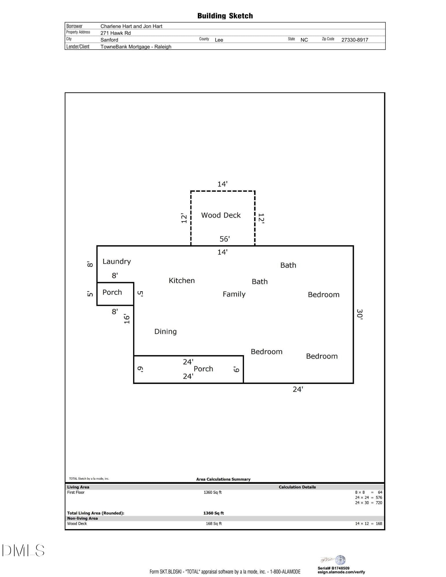 measurements hawk rd - 271 Hawk Road, Sanford, NC 27330, Sanford