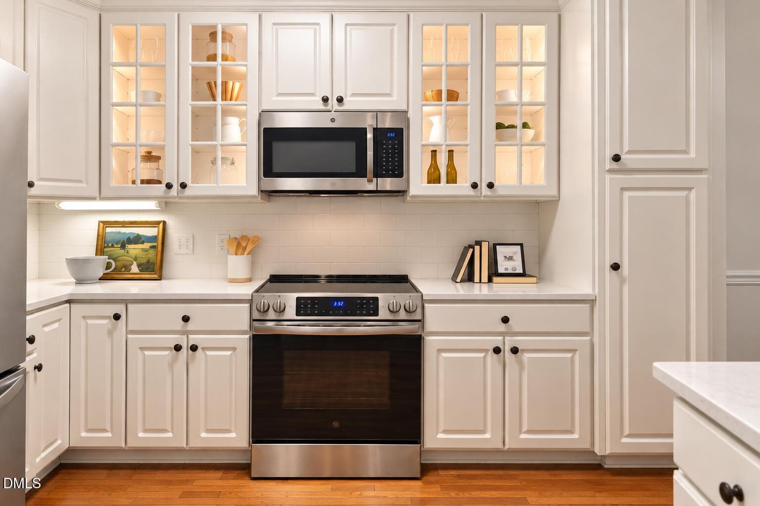 Symmetrical Warm-Toned Kitchen Interior - 3409 Sir Colleton Court, Raleigh, NC 27612