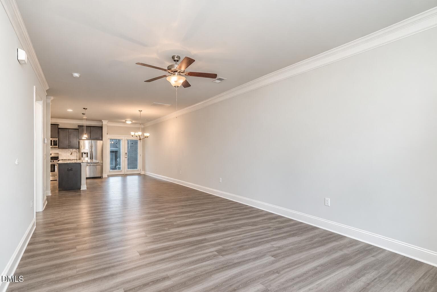 vacant living room - 813 Country Downs Road, Wake Forest, NC 27587