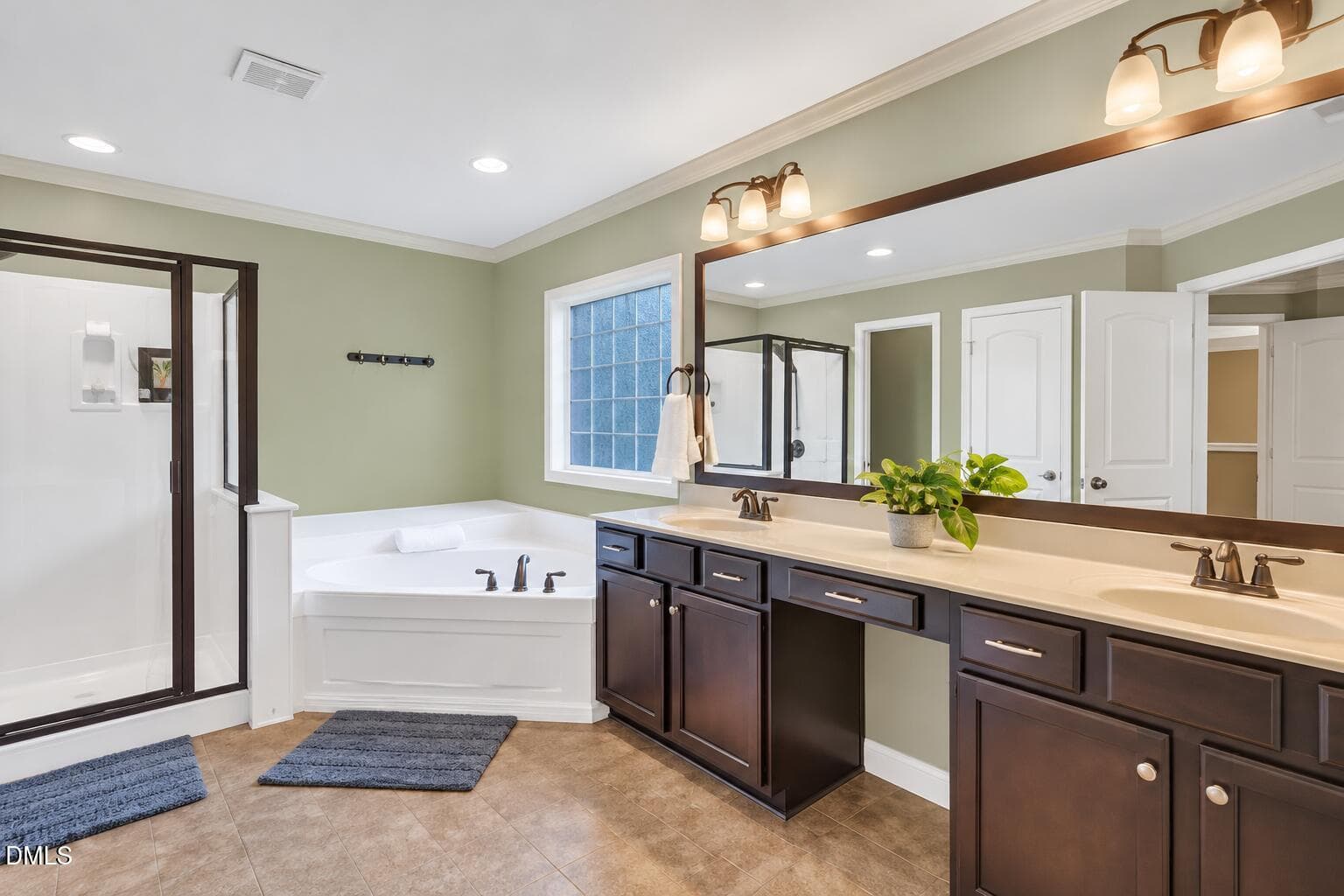 Serene Sage Green Master Bathroom - 836 Vandalia Drive, Cary, NC 27519