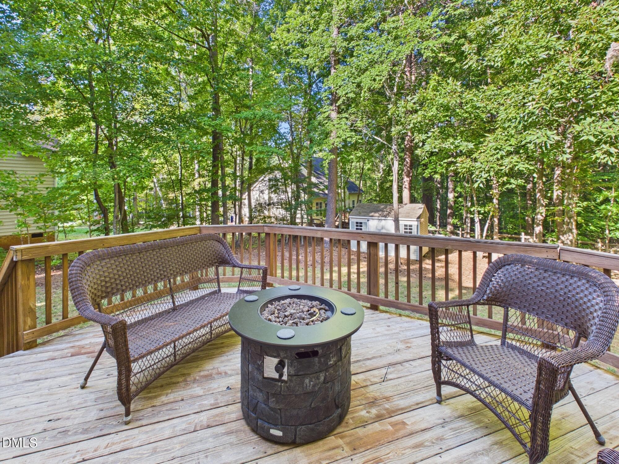 Deck - 319 County Seat Drive, Hillsborough, NC 27278, Hillsborough